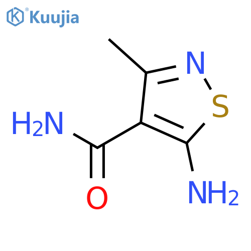 5-Amino-3-methylisothiazole-4-carboxamide structure