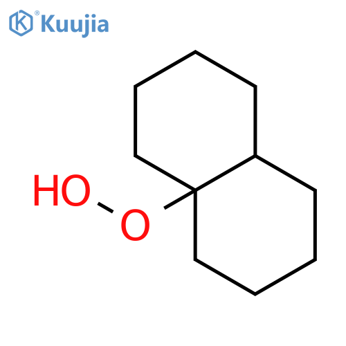 4a-hydroperoxydecahydronaphthalene structure