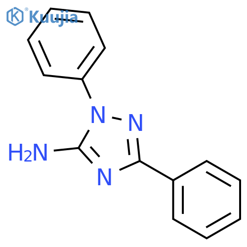 1H-1,2,4-Triazol-5-amine, 1,3-diphenyl- structure
