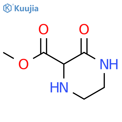 3-Oxo-piperazine-2-carboxylic acid methyl ester structure