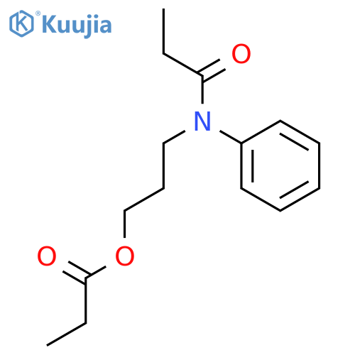 Propanamide, N-[3-(1-oxopropoxy)propyl]-N-phenyl- structure