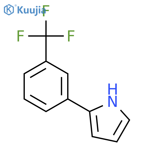 1H-Pyrrole, 2-[3-(trifluoromethyl)phenyl]- structure