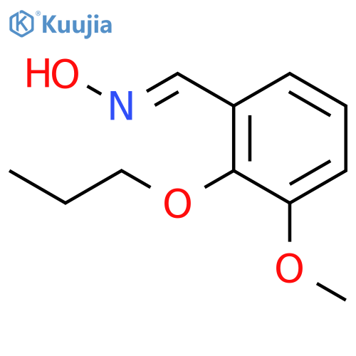 3-Methoxy-2-propoxybenzaldehyde oxime structure