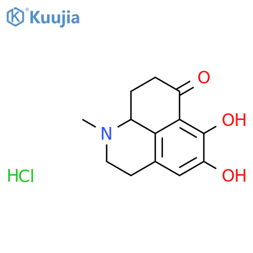5,6-Dihydroxy-1-methyl-1,2,3,8,9,9a-hexahydro-7H-benzo(de)quinolin-7-one structure