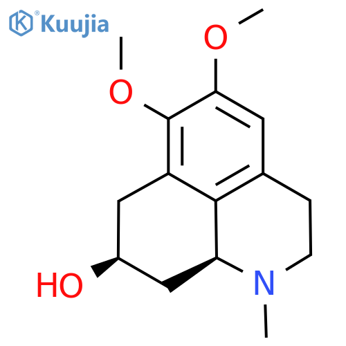 1H-Benzo(de)quinolin-8-ol, 2,3,7,8,9,9a-hexahydro-5,6-dimethoxy-1-methyl-, trans- structure