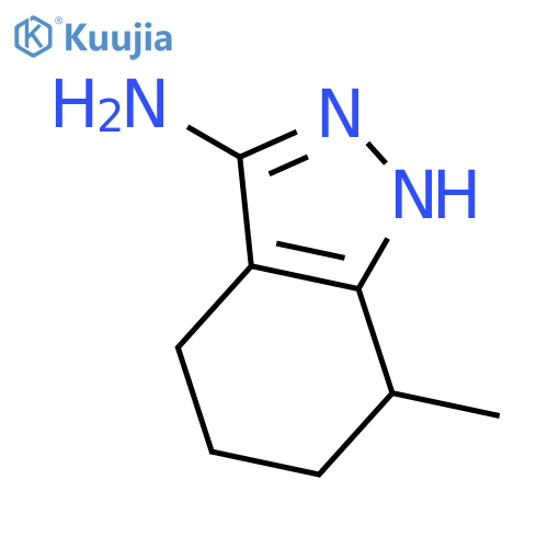 2H-Indazol-3-amine,  4,5,6,7-tetrahydro-7-methyl- structure