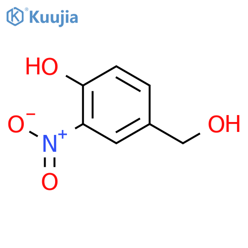 4-Hydroxy-3-nitrobenzyl alcohol structure