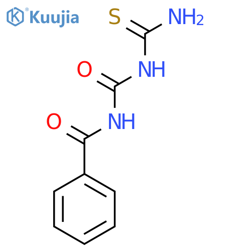 1-benzoyl-2-thiobiuret structure
