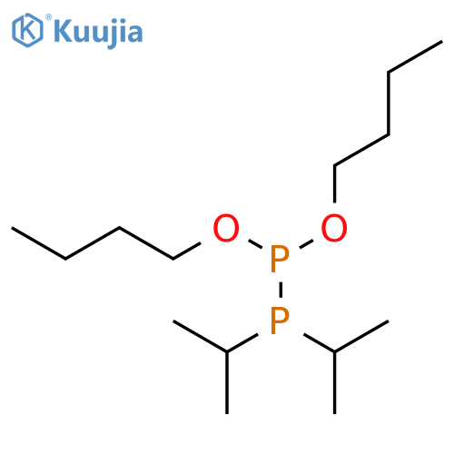 1,1-dibutoxy-2,2-diisopropyl-diphosphane structure