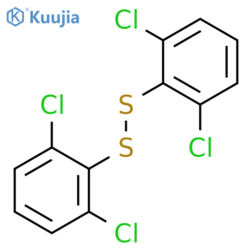 Disulfide, bis(2,6-dichlorophenyl)- structure