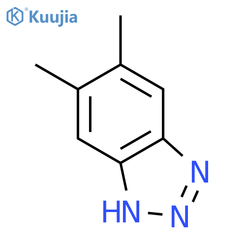 5,6-Dimethyl-1,2,3-benzotriazoleHydrate structure