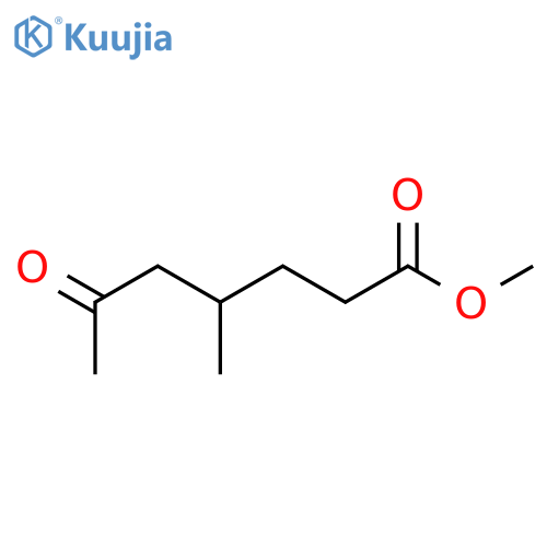 methyl 4-methyl-6-oxoheptanoate structure