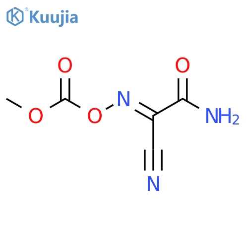 [(E)-(2-Amino-1-cyano-2-oxoethylidene)amino] methyl carbonate structure