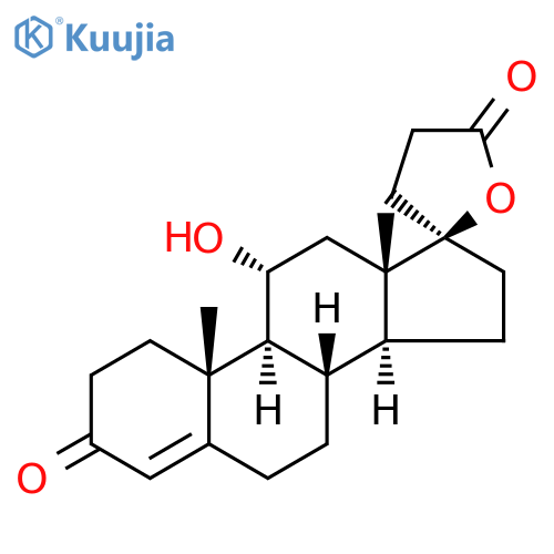 11,17-Dihydroxy-3-oxo-pregn-4-ene-21-carboxylic Acid Gamma-?Lactone structure