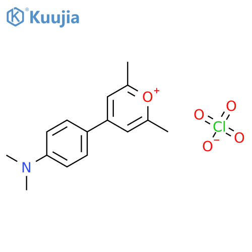 Pyrylium, 4-[4-(dimethylamino)phenyl]-2,6-dimethyl-, perchlorate (1:1) structure
