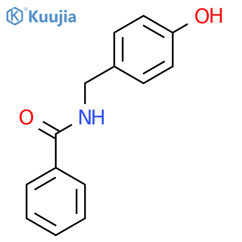 N-[(4-hydroxyphenyl)methyl]benzamide structure