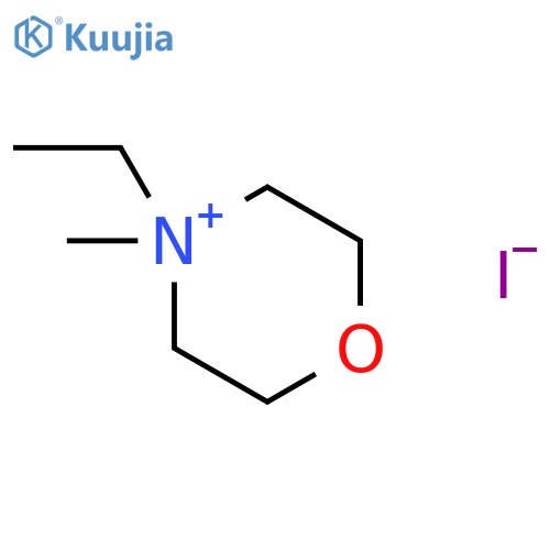 Morpholinium,4-ethyl-4-methyl-, iodide (1:1) structure