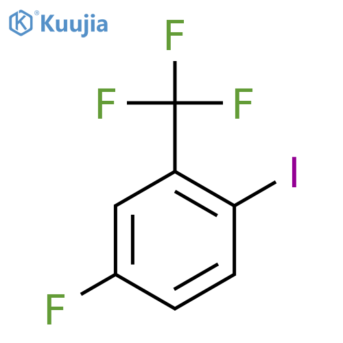 5-Fluoro-2-iodobenzotrifluoride structure