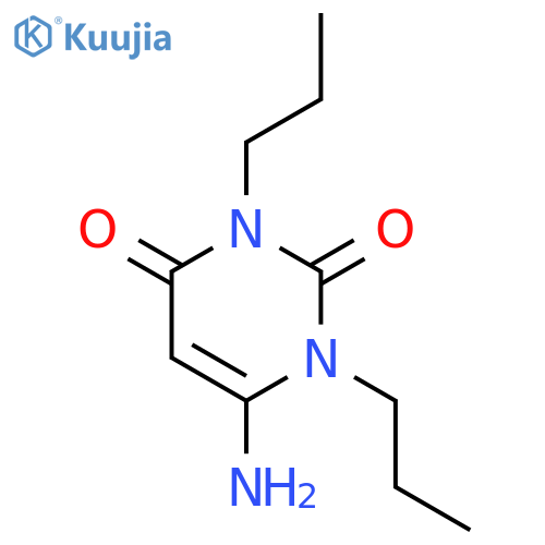 6-Amino-1,3-dipropyluracil structure