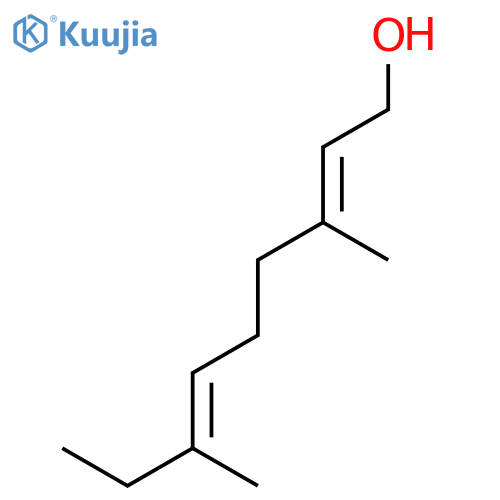 3,7-dimethylnona-2,6-dien-1-ol structure