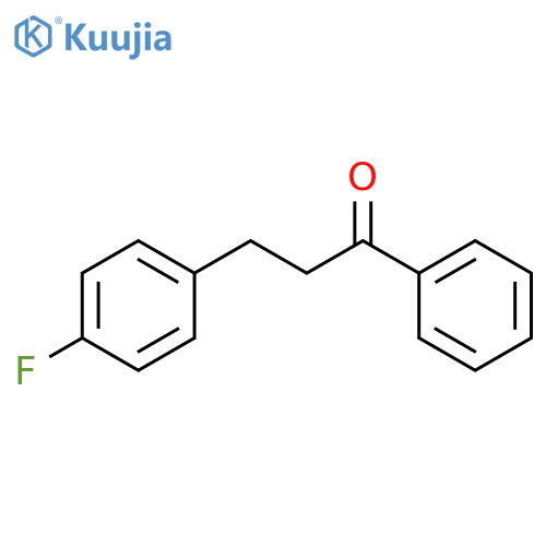 3-(4-fluorophenyl)-1-phenylpropan-1-one structure