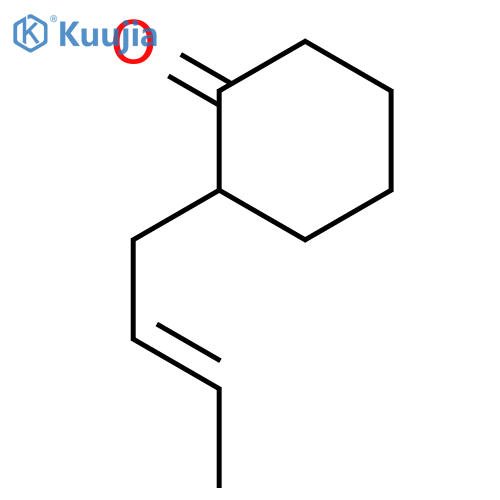 Cyclohexanone, 2-(2-butenyl)- structure
