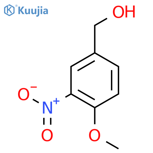 (4-Methoxy-3-nitrophenyl)methanol structure