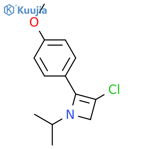 Azete, 3-chloro-1,2-dihydro-4-(4-methoxyphenyl)-1-(1-methylethyl)- structure