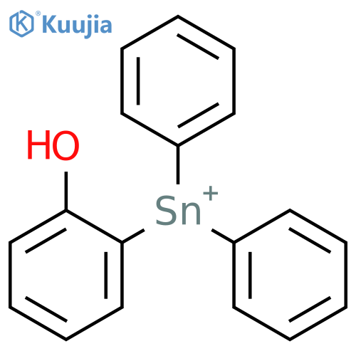 Stannylium, (hydroxyphenyl)diphenyl- structure