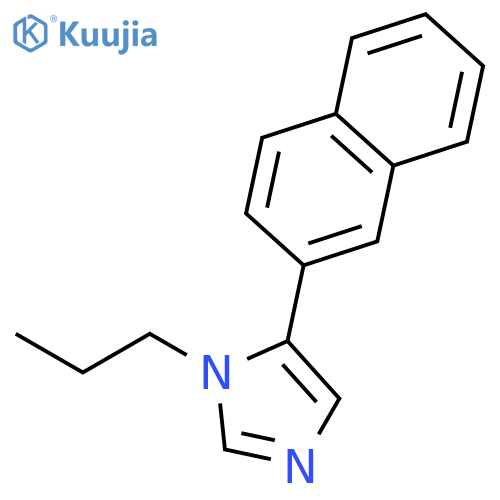 1H-Imidazole, 5-(2-naphthalenyl)-1-propyl- structure