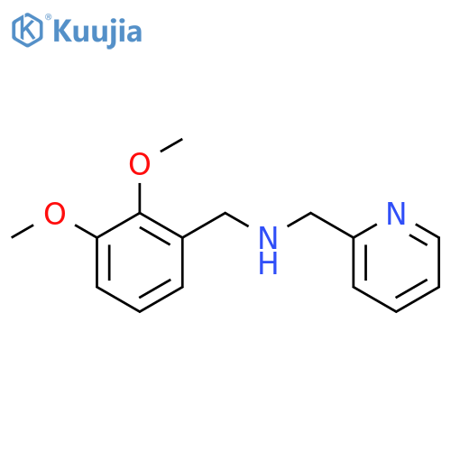 (2,3-Dimethoxy-benzyl)-pyridin-2-ylmethyl-amine structure