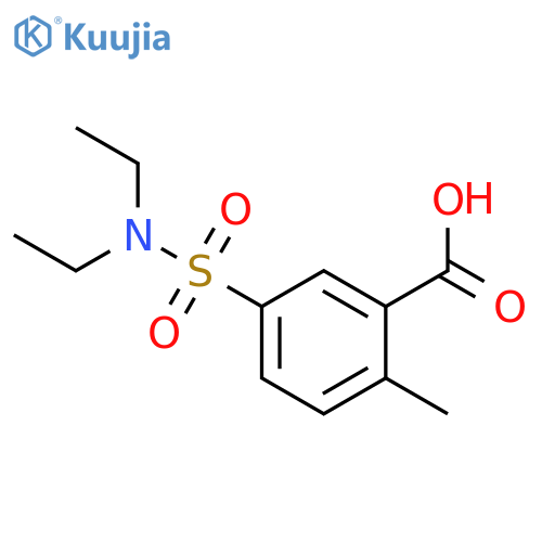 5-(Diethylsulfamoyl)-2-methylbenzoic Acid structure
