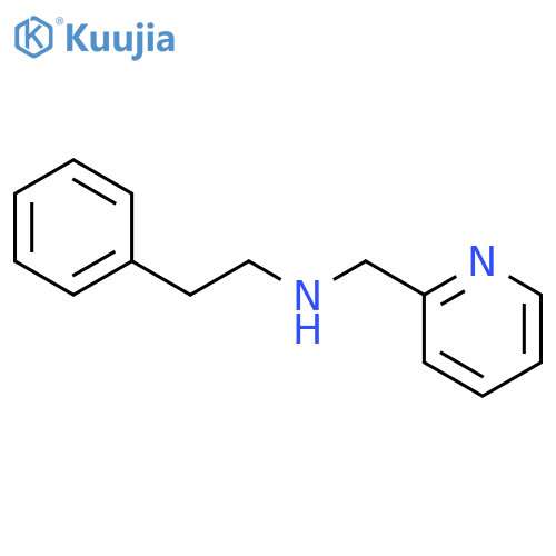(2-phenylethyl)[(pyridin-2-yl)methyl]amine structure