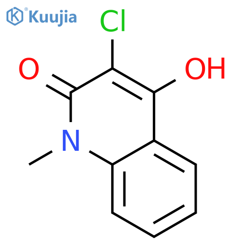 3-Chloro-4-hydroxy-1-methylquinolin-2(1H)-one structure