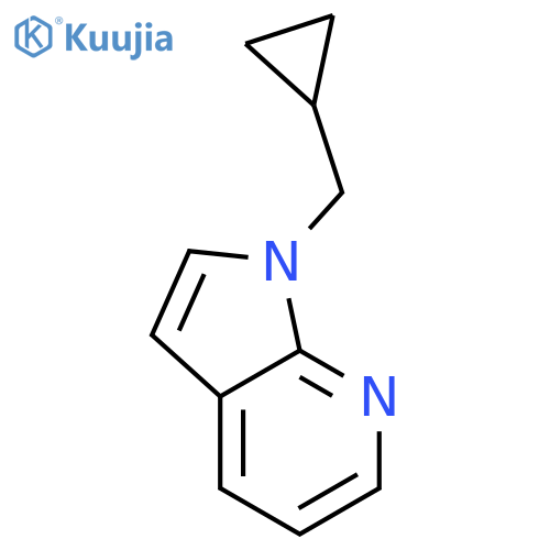 1H-PYRROLO[2,3-B]PYRIDINE, 1-(CYCLOPROPYLMETHYL)- structure