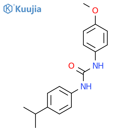 Urea, N-(4-methoxyphenyl)-N'-[4-(1-methylethyl)phenyl]- structure