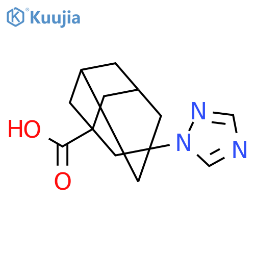 3-(1H-1,2,4-Triazol-1-yl)-1-adamantanecarboxylic Acid structure