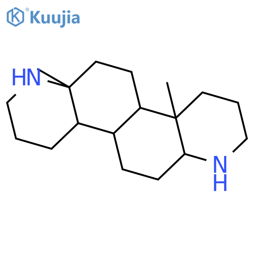 4a,6a-dimethyl-1,2,3,4,4b,5,6,7,8,9,10,10a,10b,11,12,12a-hexadecahydroquinolino[6,5-f]quinoline structure