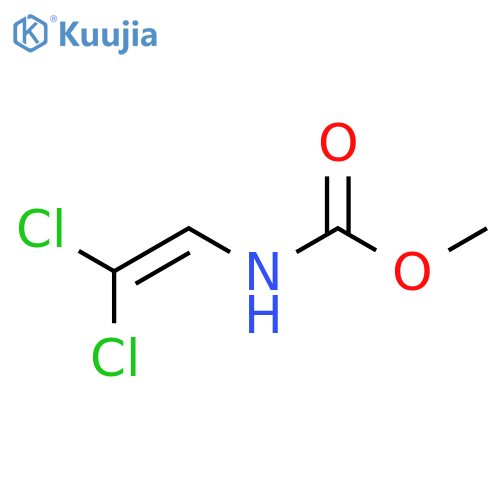Carbamic acid, (2,2-dichloroethenyl)-, methyl ester structure