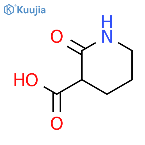 2-Oxopiperidine-3-carboxylic acid structure