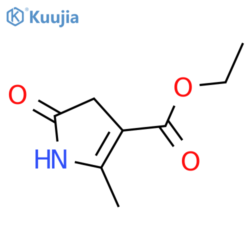 1H-Pyrrole-3-carboxylic acid, 4,5-dihydro-2-methyl-5-oxo-, ethyl ester structure