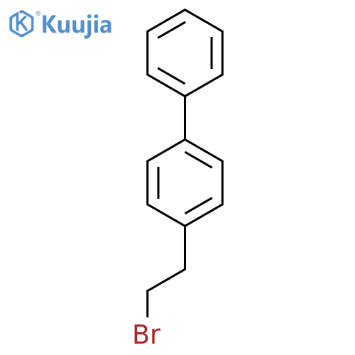 1,1'-Biphenyl, 4-(2-bromoethyl)- structure