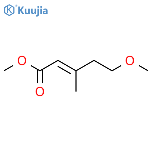 methyl (2E)-5-methoxy-3-methylpent-2-enoate structure