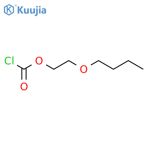 2-butoxyethyl chloroformate structure