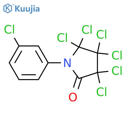 3,3,4,4,5,5-Hexachloro-1-(3-chlorophenyl)pyrrolidin-2-one structure