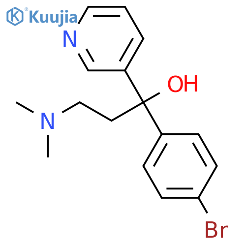 α-(4-Bromophenyl)-α-2-(dimethylamino)ethyl-3-pyridinemethanol structure