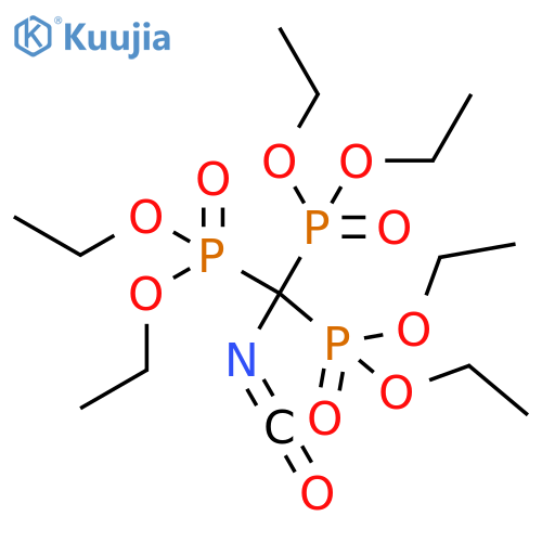 Phosphonic acid, (isocyanatomethylidyne)tris-, hexaethyl ester structure