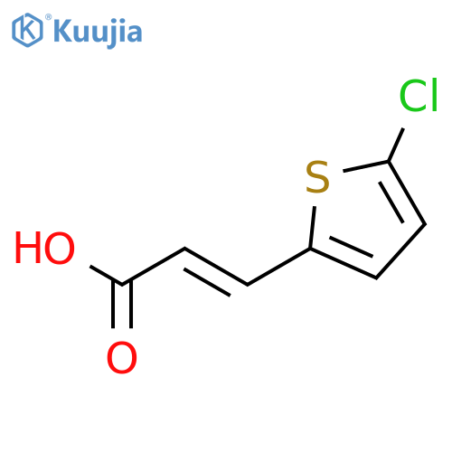 2-Propenoic acid, 3-(5-chloro-2-thienyl)- structure