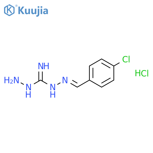1-Amino-3-(4-chlorobenzylideneamino)guanidine Hydrochloride structure