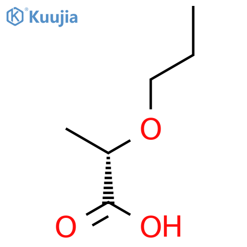 Propanoic acid, 2-propoxy-, (S)- structure